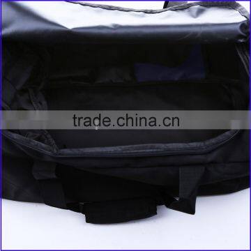 Colorful Polyester Leather Canvas Nylon Sport Gym Bag With LOGO Printed photo-6