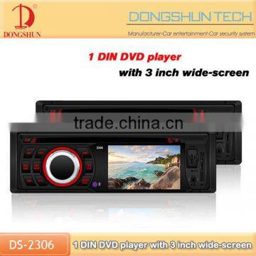 Newest 1 din radio DVD player with USB/SD,TV