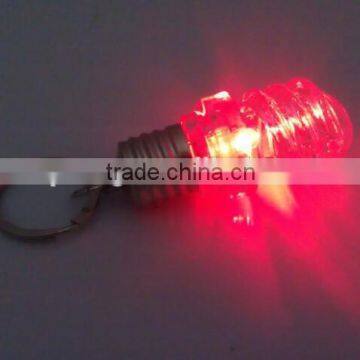 Promotional Energy-saving lamps LED plastic key chain