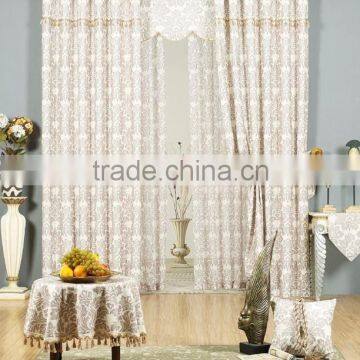 100% polyester printed window curtain