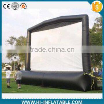 outdoor inflatable movie screen, inflatable theater screen, inflatable advertising screen No. 038 for sale