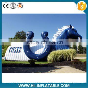 Inflatable horse Tunnel/inflatable mascot tunnel /inflatable Sports Tunnel