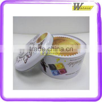 Special customized round tin box for candy packaging with can tin box