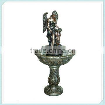 Angel water fountain outdoor garden