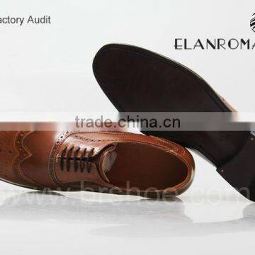 Hot-sale Brogue Leather Lace up Shoe Men Dress Shoes With Custom Logo Quality Choice photo-3