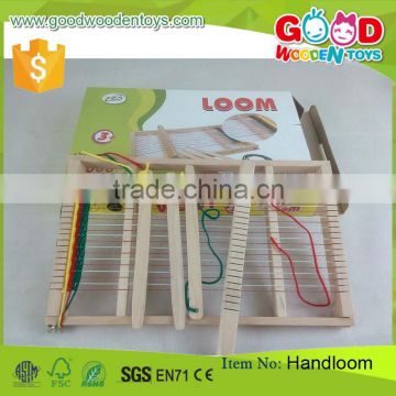 Simple and Lovely Kids Handloom Toy DIY Intelligent Wooden Loom For Sale