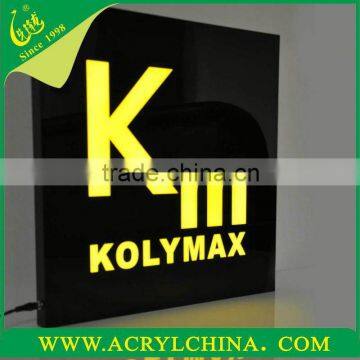 2014 lightting advertising box LED logo display stand