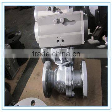 Flanged Carton Steel Pneumatic Ball Valve