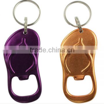 branded sandal alloy bottle opener key ring