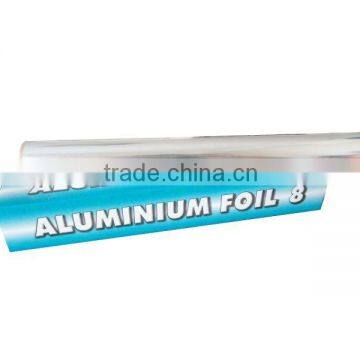 Silver 9 - 30mic Aluminium Foil Roll Kitchen And Food Use SGS ISO