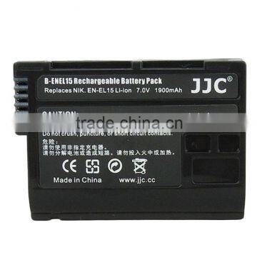 Camera Battery JJC B-ENEL15 Li-ion Battery Pack 7.0V 1900mAh For Nikon EL-EL15