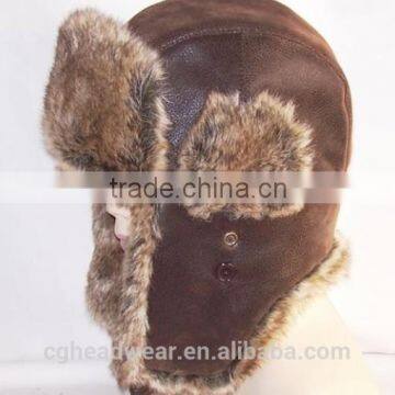 China manufacture wholesale fur hat/ russian style fur hat/ russian fur hat