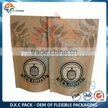 Stand Up Zip Lock Kraft paper / Aluminum Foil / Plastic Milk Powder Bags