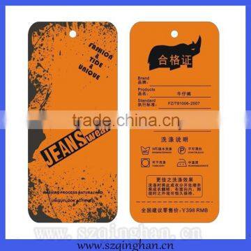 Customized Logo Paper Custom Printed Hang Tag for Garment Clothing photo-2