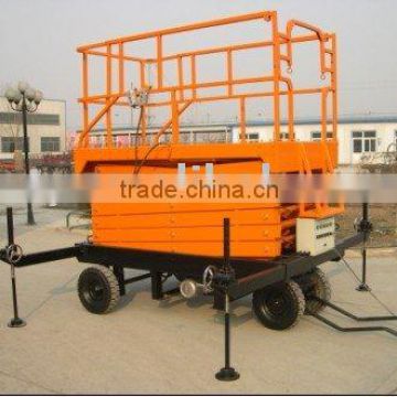 movable scissor lift table