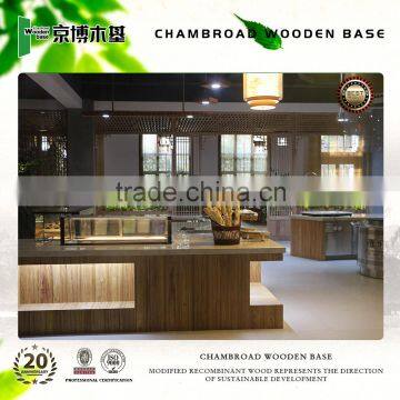 Dining Hall Wood Bar Counter for Sale photo-6