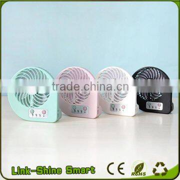 Wholesale slim colorful micro usb fan for travel