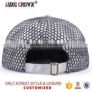 Flat Brim Plain Snapback Hat 5 Panels photo-6