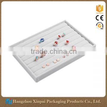 Wholesale ring holder velvet jewelery display tray                        
                                                Quality Choice