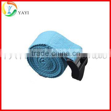 Fitness Exercise Durable No Slip Metal D-Ring Belt Yoga Strap photo-4