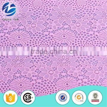 China Textile Manufactures Supply Fashional Jacquard Nylon Stretch Lace Fabric