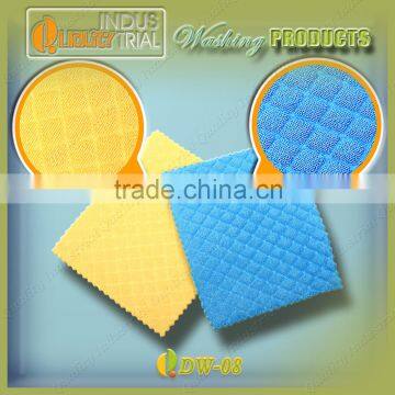 Microfiber material strong cleaning washing sponge for dish with free sample in Wuxi market