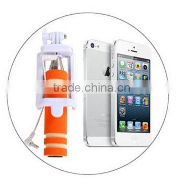 New Products 2016 Mini Wired Selfie Stick Telescopic Baton Holder For Cell Phone photo-2