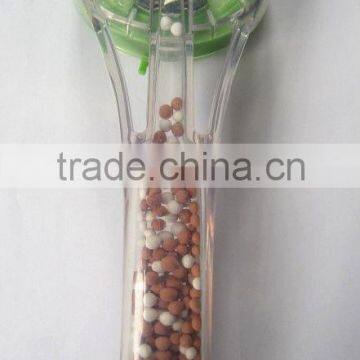 Multifunction Shower Transparent Spa Shower Head With Stone Green Hand Held Shower Eco Rain Spa Shower Head Water Saving Showers photo-5