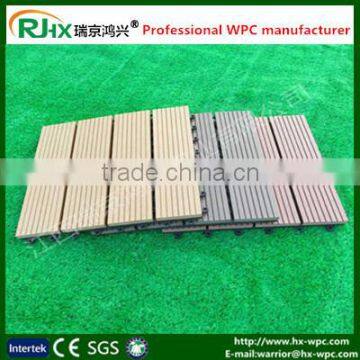 wpc interlocking decking tiles for terrace balcony with high quality and cheap price