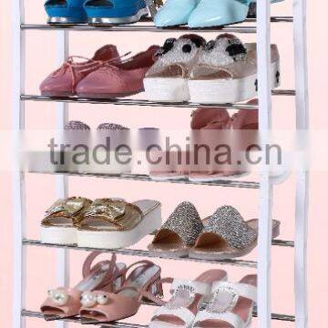 High Quality Stackable Plastic Shoe Rack for Sale photo-2