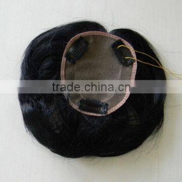 high quality 5a grade natural looking hair pieces for top of head