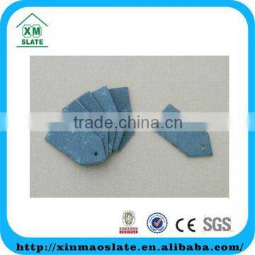 *[factory direct] 7x4cm Natural Edge Set Of 4 Hanging Slate Plant Label Item ZWBQ-0704IG1AK