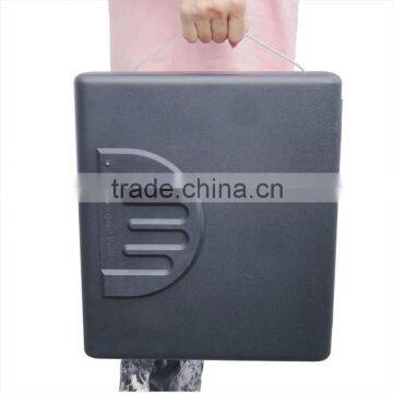 Wholesale- MS550 Micro Vault Biometric Fingerprint Car Gun Pistol Mini A4 Document File Storage Steel Safe Box / Gun Vault