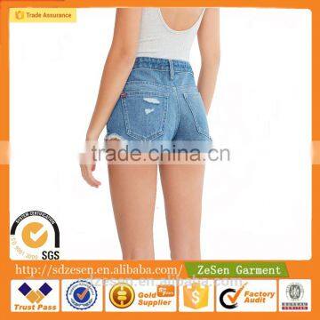 Frayed Hems Sexy Low-Rise Mini Short Jeans Hot Denim Shorts For Women Quality Choice photo-5