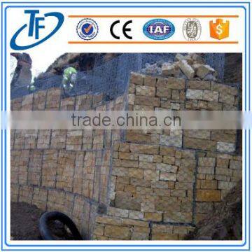 landscape design galvanized rock hexagonal retaining wall wire gabion netting for rock fall protection