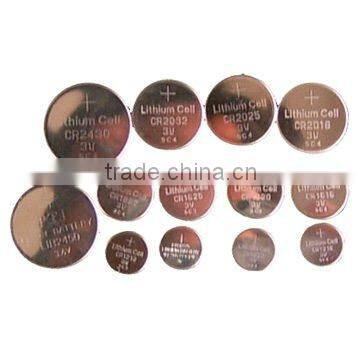 Lithium Button Cell Batteries CR2450,CR1025, CR1616, CR1620, CR2016, CR2025, CR2430, etc.