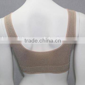 Seamless Lurex Shiny Glitter Bra photo-3