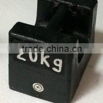 20kg railway counterweight, crane load testing, balance weight for crane