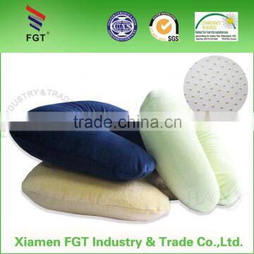 Hot sale custom eco-friendly natural latex pillow with antiskid buckle