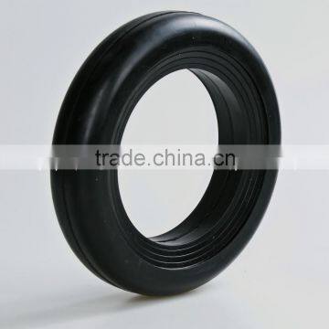 solid rubber tire for sweeper