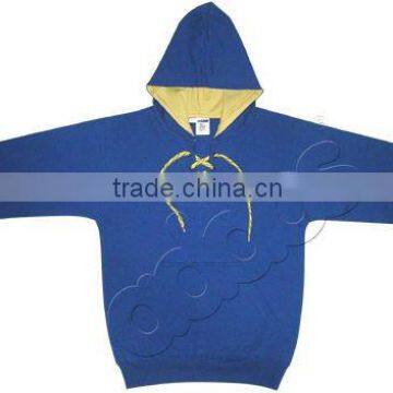 Lace-up Hooded Sweatshirts