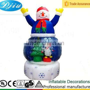 DJ-XT-62 inflatable animation air blown kaleidoscope frosty the snowman scene christmas decoration