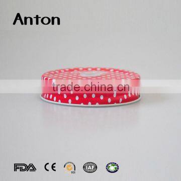 Tinplate Metal Screw Lids With Hole for Mason Jar photo-2