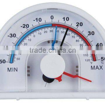 bimetal min-max thermometer