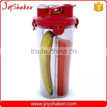 2015 New BPA Free 2 in 1 Twin Pack Plastic Dual Shaker photo-4