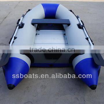 2014 beautiful aluminum bottom inflatable fishing boat