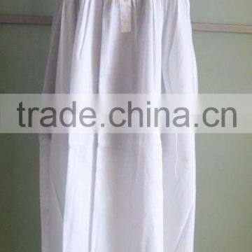 Big Production Ability White Cotton Nightgown