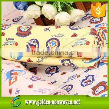 Printed Colorful Nonwoven Fabric in Roll /waterproof Printed pp Spunbond Nonwoven Fabric for Home Textile photo-5