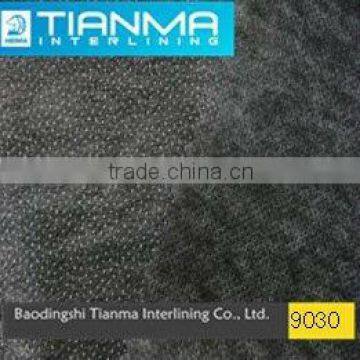 Adhesive Nonwoven Interlining Fabric/ Double Dot Fusible/ 100% Polyester photo-3