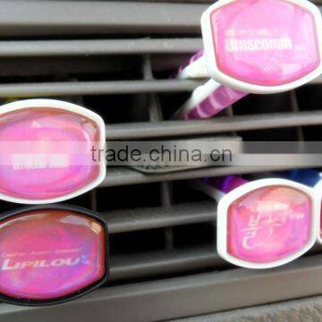 Best price 2015 hot sale perfume auto clip/ vent stick car air fresher